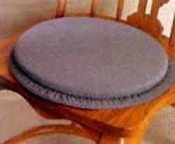 Swivel Seat Cushion, Swivel Seat Cushion, Grey 15 5/8 Diameter. Price: $24.99
