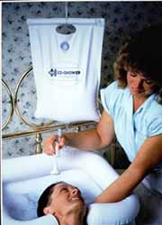 Ez-shower bag, over head, 2 1/2 gallon, Price: $24.99