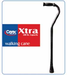 Carex bariatric offset cane hols up to 500 lbs, Price: $29.99
